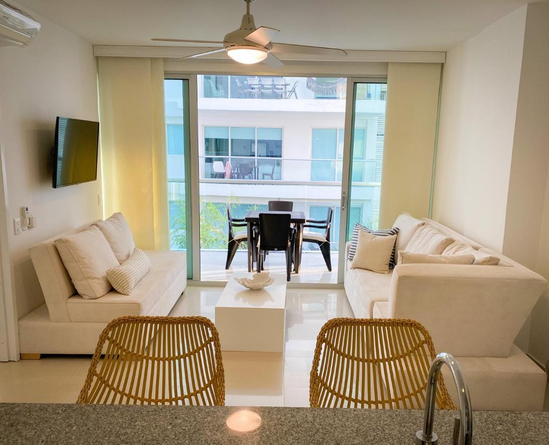 Apartamento en Cartagena con vista al mar Exterior foto
